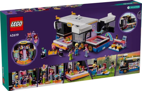 LEGO® Friends Popstjärnans turnébuss 42619
