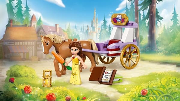 LEGO® Disney Belles sagovagn med häst 43233