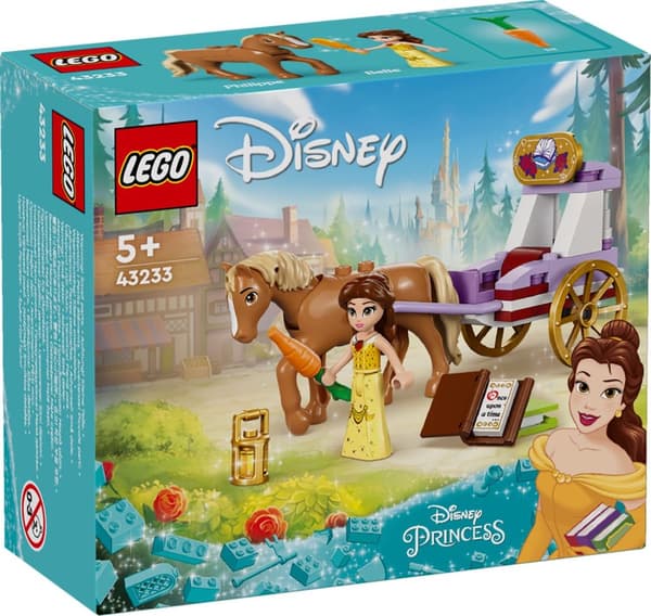 LEGO® Disney Belles sagovagn med häst 43233