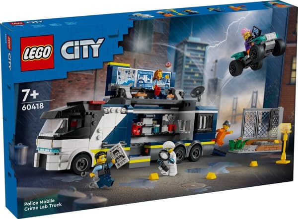 LEGO® City Polisens mobila laboratoriebil 60418