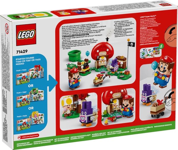 LEGO® Super Mario™ Nabbit vid Toads butik Expansionsset 71429