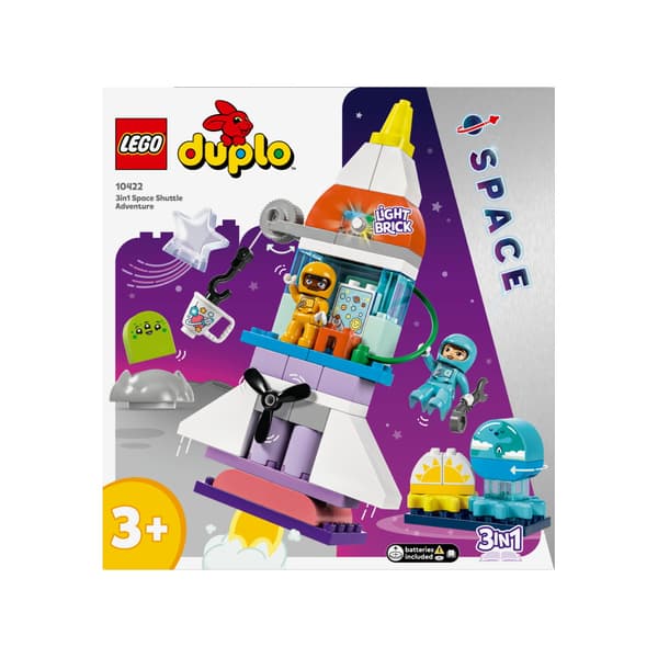 LEGO Duplo - 3-i-1-eventyr med rumfærge