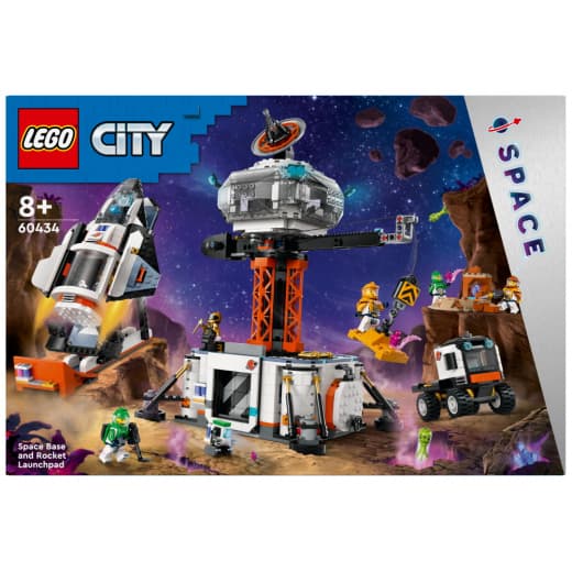 LEGO City - Rymdbas och raketuppskjutningsramp