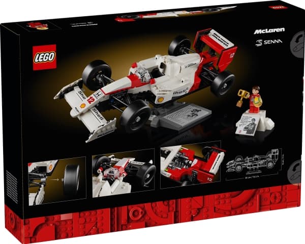 LEGO Icons 10330 McLaren MP4/4 og Ayrton Senna
