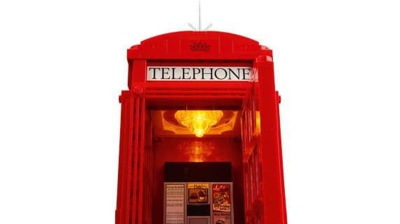LEGO Ideas Röd telefonkiosk i London 21347
