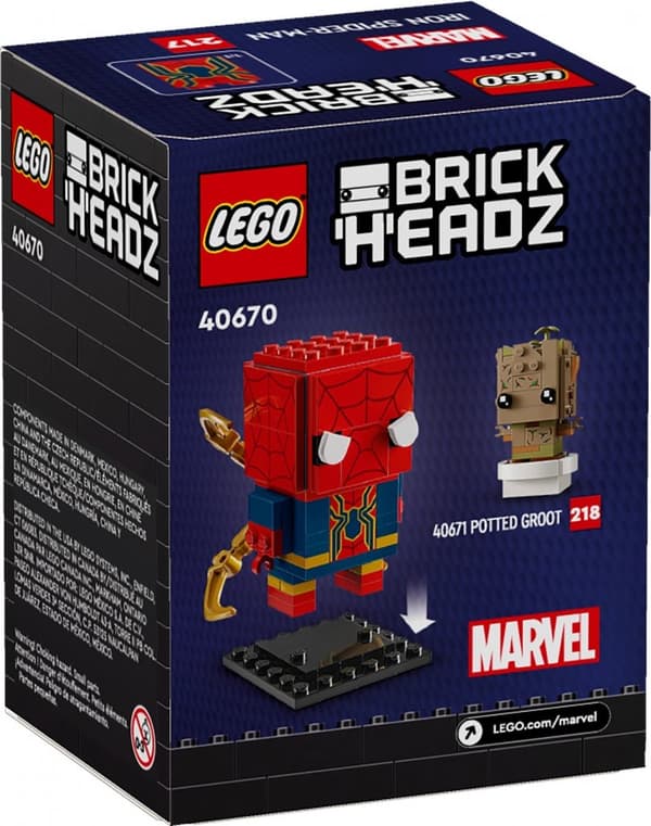 LEGO BrickHeadZ Iron Spider-Man 40670