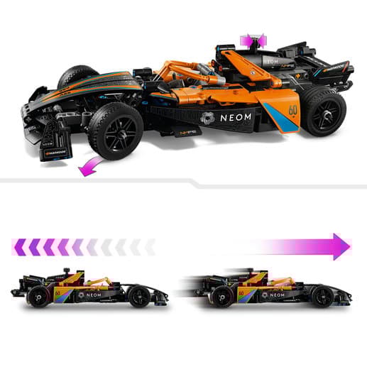 LEGO Technic NEOM McLaren Formula E racerbil 42169
