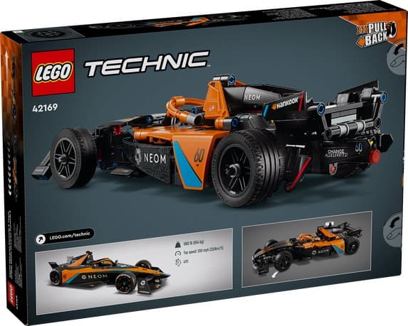 LEGO Technic NEOM McLaren Formula E racerbil 42169
