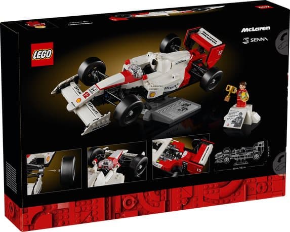 LEGO Icons McLaren MP4/4 och Ayrton Senna 10330