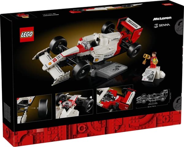 LEGO® icons McLaren MP4/4 & Ayrton Senna 10330