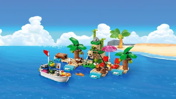 LEGO® Animal Crossing™ Båttur till ön med Kapp'n 77048