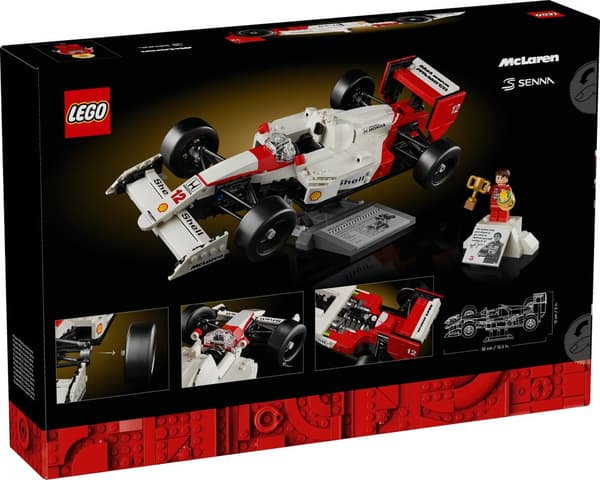 McLaren MP4/4 & Ayrton Senna LEGO®  Icons (10330)
