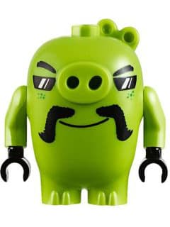 Lego Figur Angry Birds Figs - Biker Pig (75823) LF23-6B