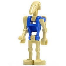 Lego Figurer Star Wars 2st Battle Droid Blå  STW1-16A
