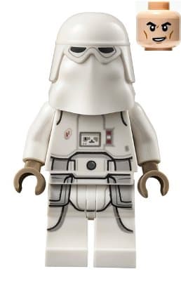 Lego Figurer Star Wars AT-AT Snowtrooper 75313 Printed legs LF50-79A