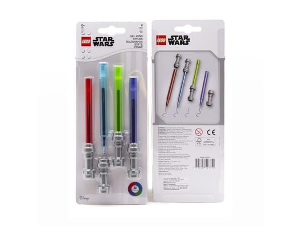 LEGO SW LIGHTSABER gel pen multipack 4 colours