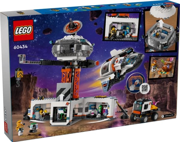 LEGO City 60434 Rymdbas och raketuppskjutningsramp