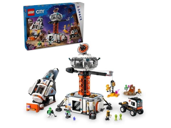 LEGO City 60434 Rymdbas och raketuppskjutningsramp