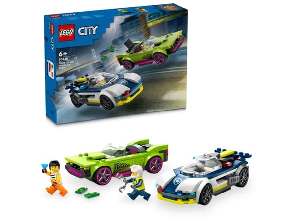 LEGO City 60415 Poliisiauto ja muskeliauton takaa-ajo