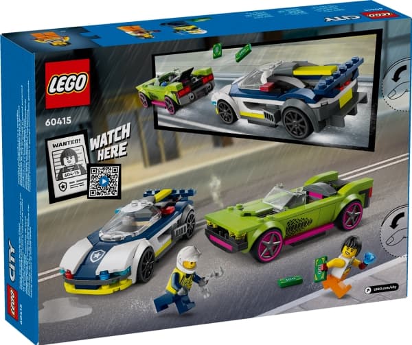 LEGO City 60415 Poliisiauto ja muskeliauton takaa-ajo