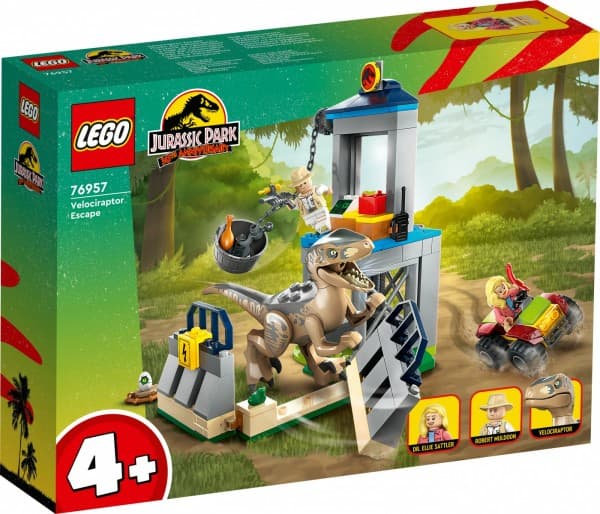 LEGO Jurassic World 76957 Velociraptor på rømmen