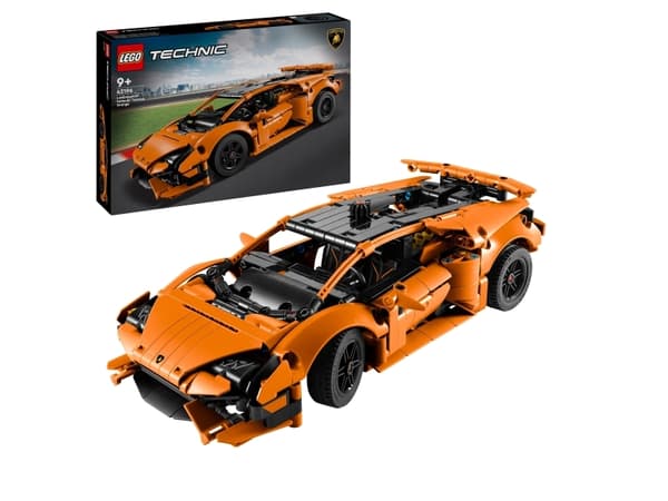 LEGO Technic 42196 Oransje Lamborghini Huracán Tecnica