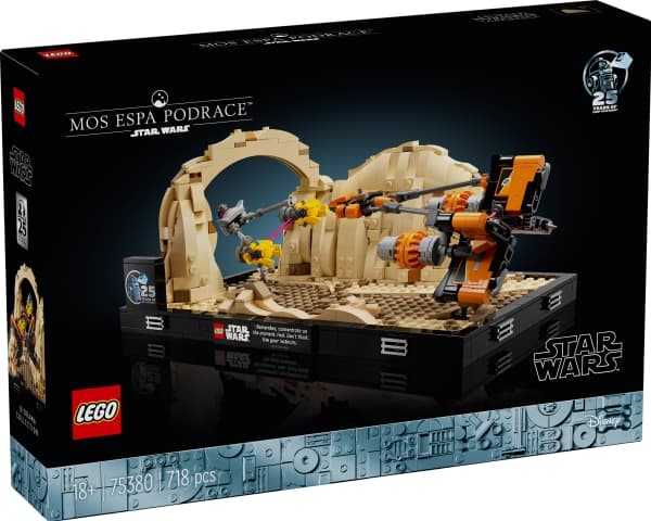 LEGO Star Wars TM 75380 Diorama med Mos Espa-podrace™
