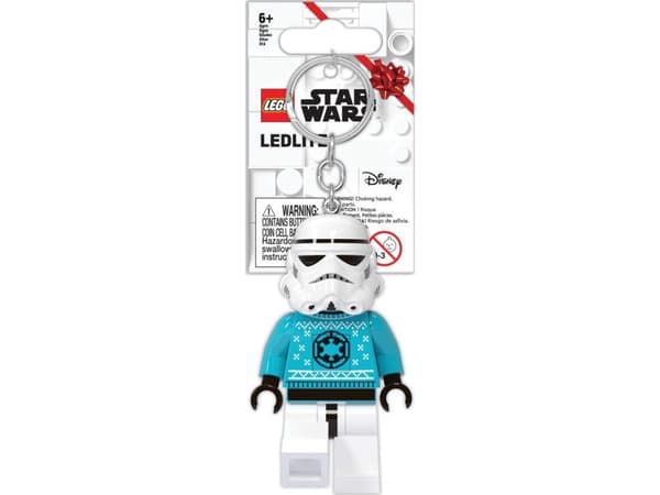 LEGO LEGO Star Wars -avaimenperä KE174 Jouluavaimenperä, jossa on Stormtrooper-taskulamppu