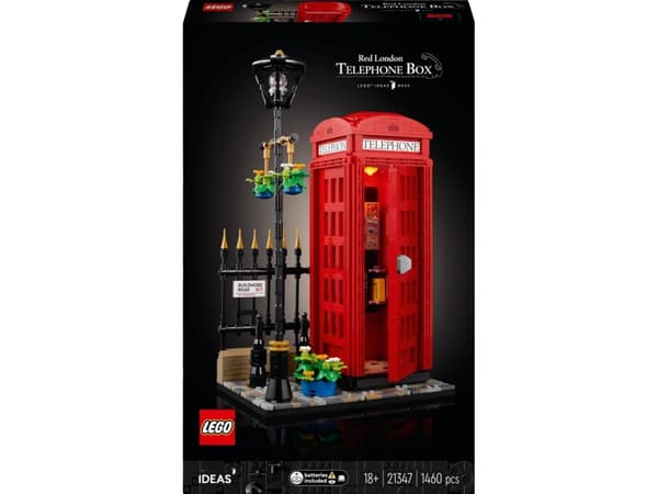 LEGO 21347 Ideas Red London Telephone Box, construction toy