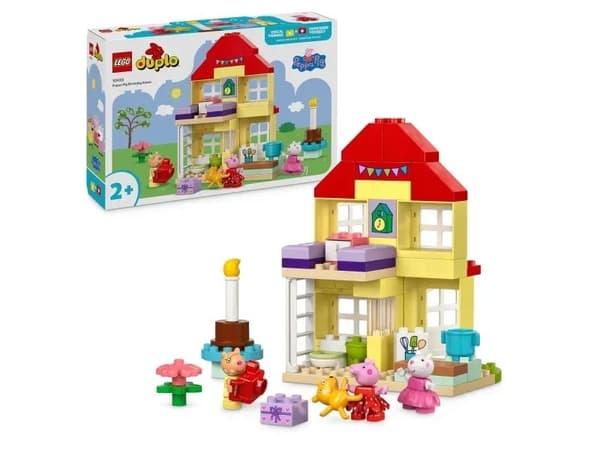 LEGO DUPLO Peppa Pig 10433 Pipsa Possun syntymäpäivätalo