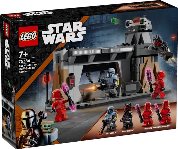 LEGO Star Wars 75386 Paz Vizsla™ and Moff Gideon™ Battle