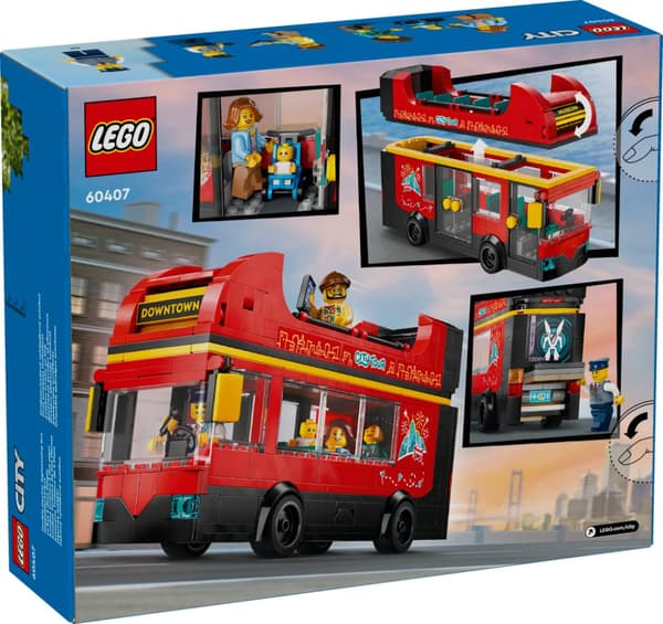 LEGO City Röd dubbeldäckare för sightseeing 60407