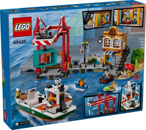 LEGO City Kusthamn med lastfartyg 60422