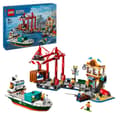 Miniatyrbild 1 av 5: LEGO City Kusthamn med lastfartyg 60422