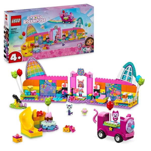 LEGO Gabbys Dollhouse 4+ Gabbys partyrum 10797