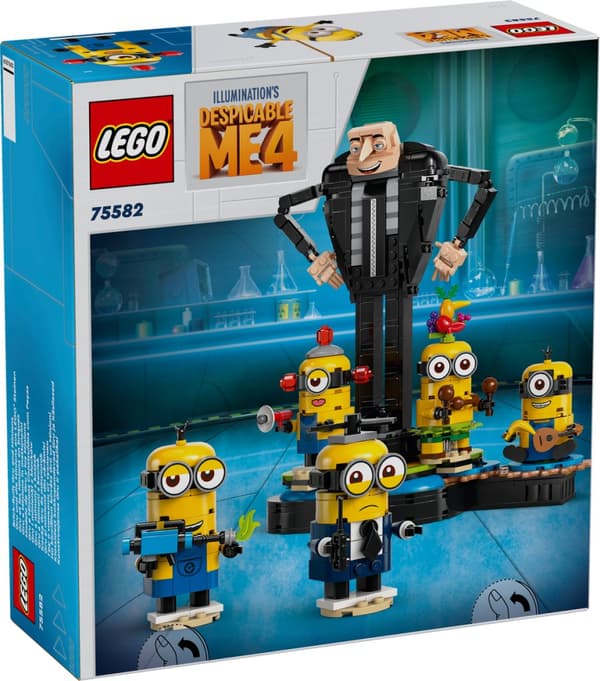 LEGO Minionerna Klossbyggd Gru med minioner 75582