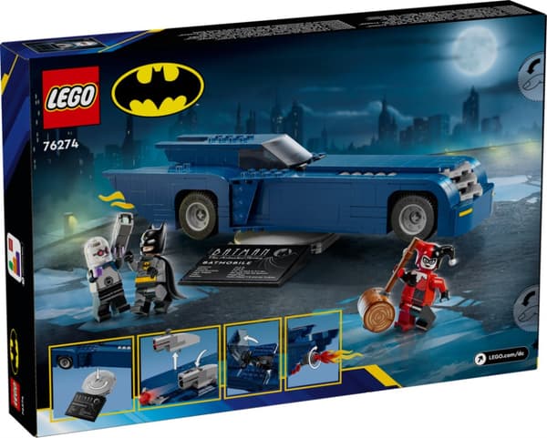 LEGO Super Heroes Batman med Batmobile mot Harley Quinn och Mr. freeze 76274