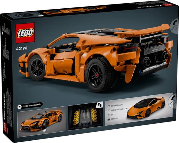 LEGO Technic Lamborghini Huracan Tecnica Orange 42196