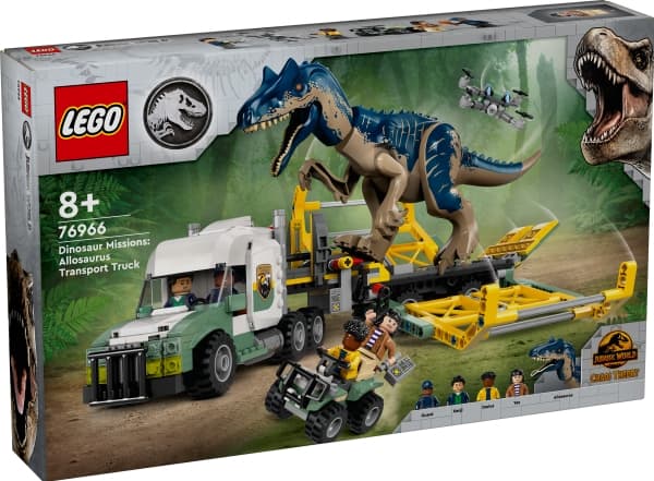 LEGO Jurassic World 76966 Dinosaur Missions: Allosaurus Transport Truck