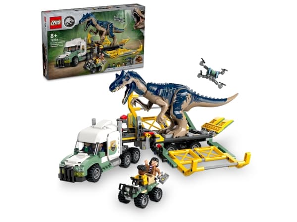 LEGO Jurassic World 76966 Dinosaur Missions: Allosaurus Transport Truck
