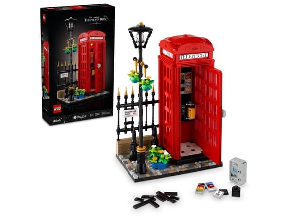 LEGO 21347 Ideas Red London Telephone Box, construction toy