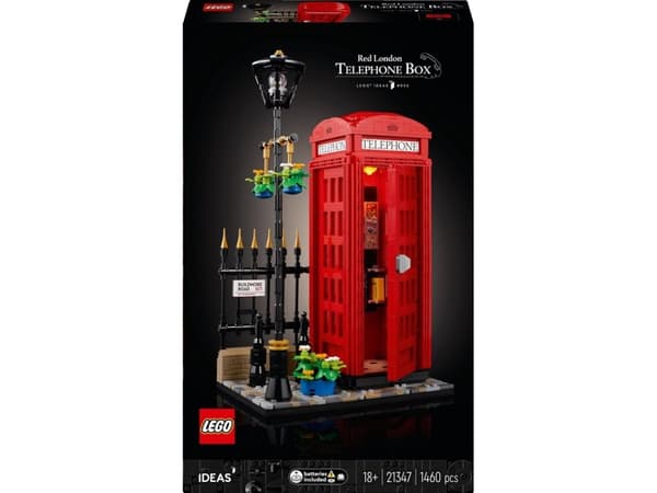 LEGO 21347 Ideas Red London Telephone Box, construction toy