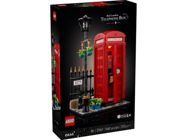 LEGO 21347 Ideas Red London Telephone Box, construction toy