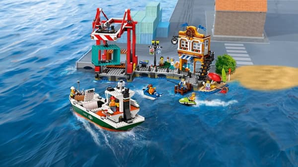 LEGO® City Kusthamn med lastfartyg 60422