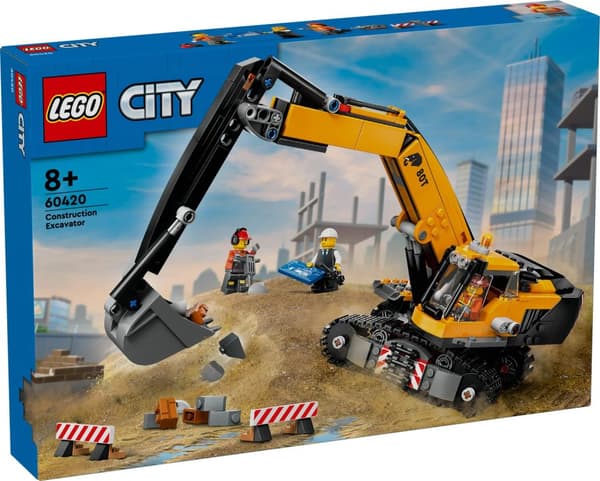 LEGO® City Gul grävmaskin 60420