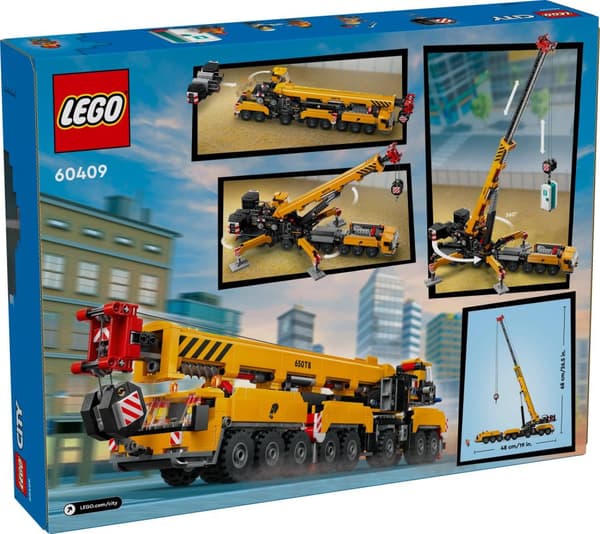 LEGO® City Gul mobil byggkran 60409