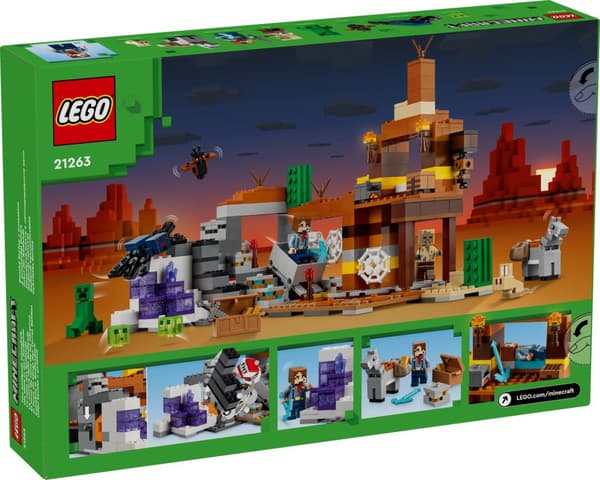 LEGO® Minecraft® Gruvschaktet i stenöknen 21263