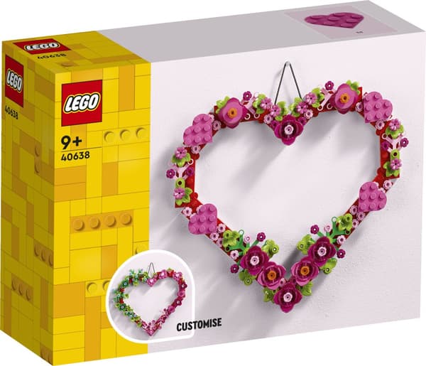 Hjärtdekoration LEGO® Iconic (40638)