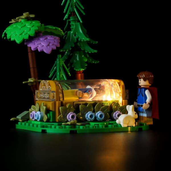 Belysning till Disney Snövits och de sju dvärgarnas stuga 43242 LGK638