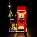 Miniatyrbild 3 av 4: Belysning till Ideas Röd telefonkiosk i London 21347 LGK649